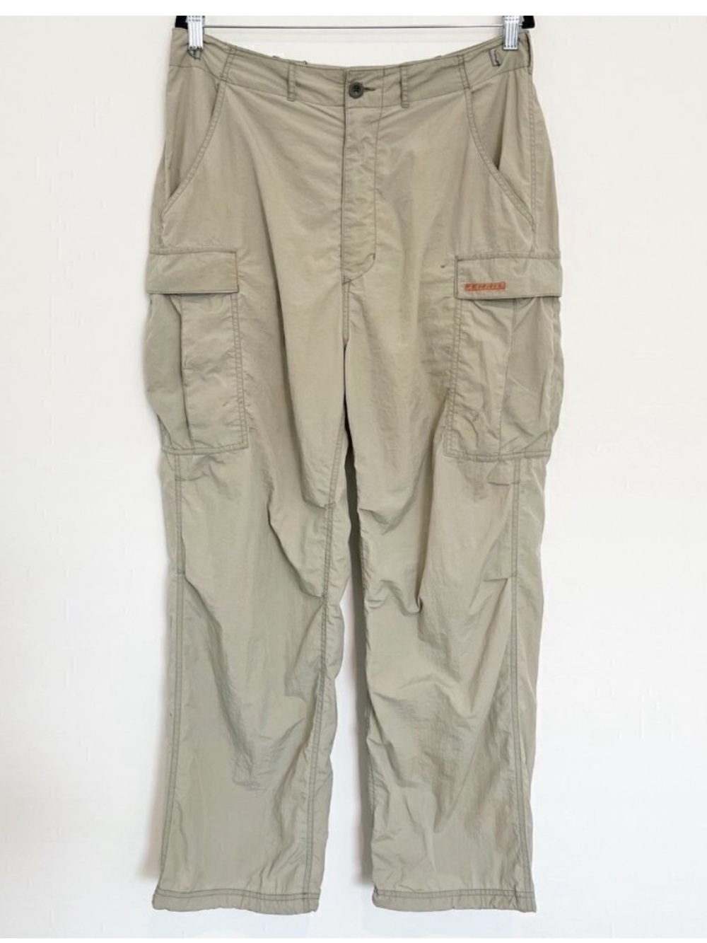 Vintage Y2K Abercrombie Cargo Pants Large Gorpcore Granola Baggy Streetwear Trek